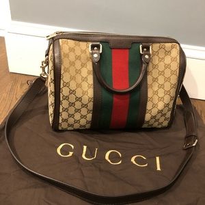 Gucci Medium GG Boston Bag